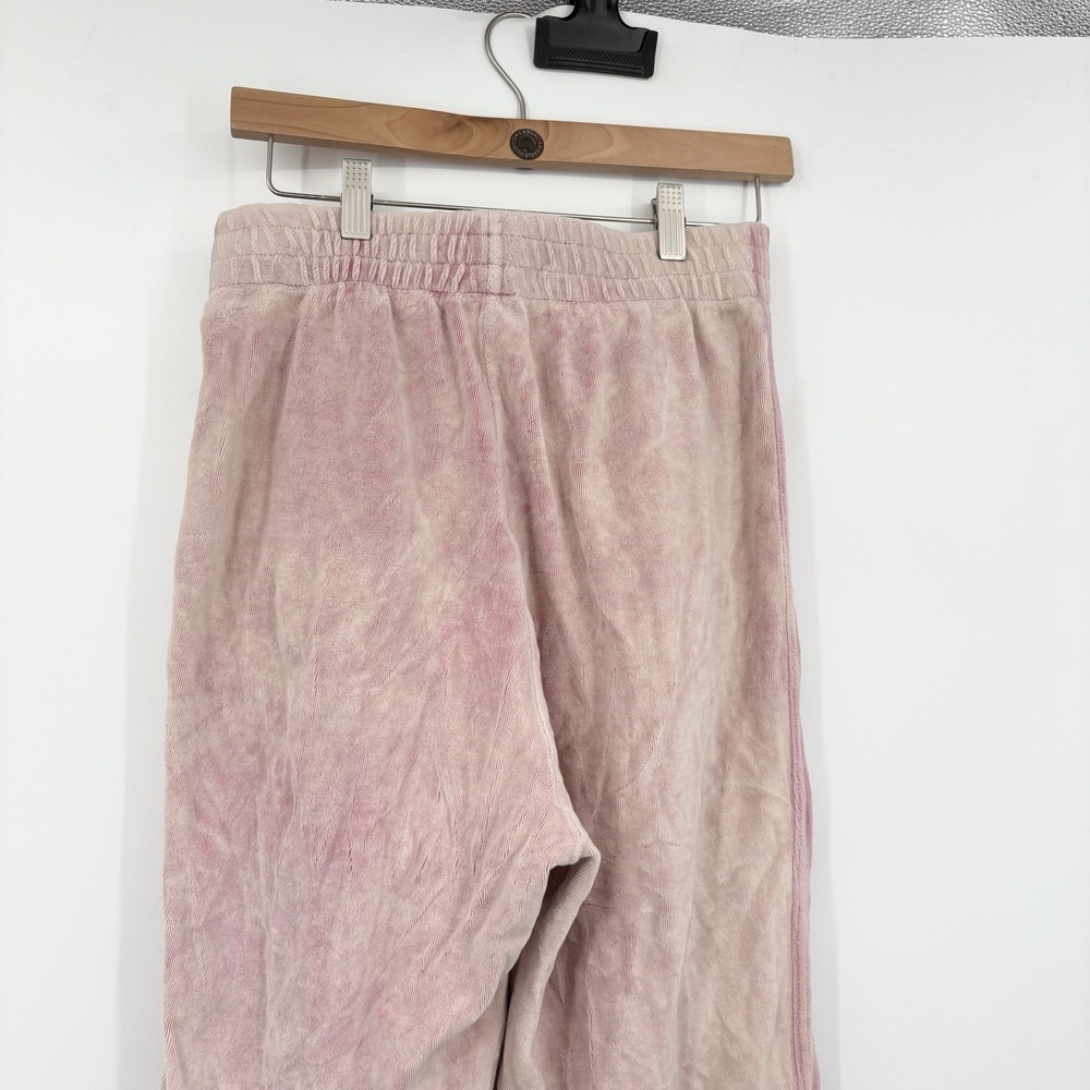 Diesel Free People P-Martyn Velvety Chenille Track Pants Medium Pink Indie Y2K - Picture 4 of 7